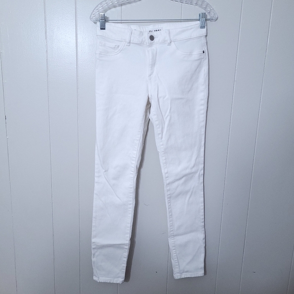 DL1961 DANNY INSTASCULPT SUPER MODEL SKINNY WHITE SIZE 27 - Picture 1 of 10